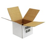 Single Unit White Mug Mailer Box With 1 Insert - White Single Unit White Mug Mailer Box With 1 Insert - White