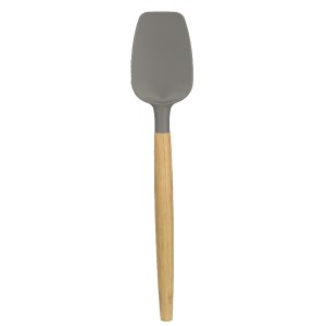 Stir Silicone Spatula W/ Wooden Handle 2 Stir Silicone Spatula W/ Wooden Handle 2