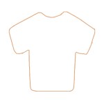 4" T-Shirt Shaped Logo Sugar Cookie 2 4" T-Shirt Shaped Logo Sugar Cookie 2