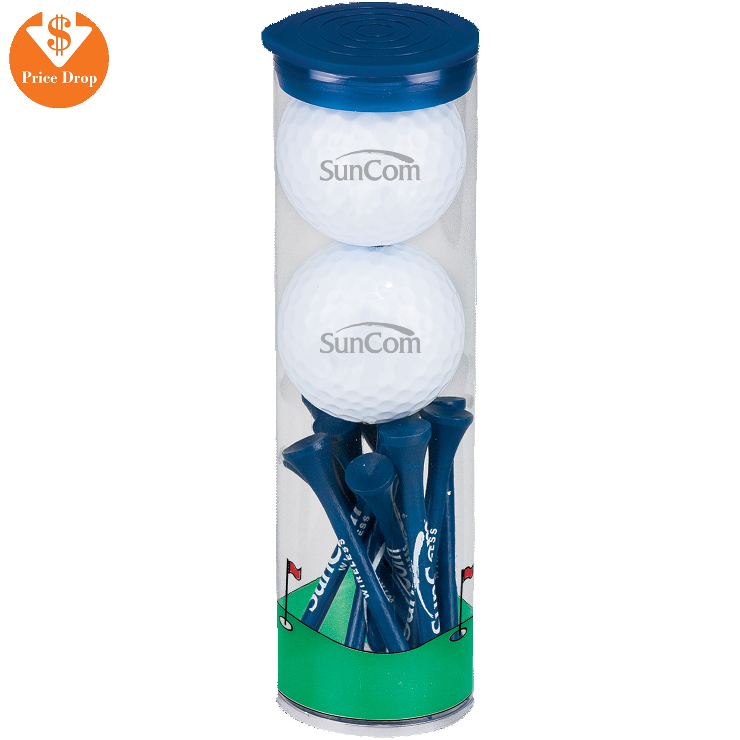 2 Ball Tall Tube W/ Bridgestone Treo Golf Balls 1 2 Ball Tall Tube W/ Bridgestone Treo Golf Balls 1