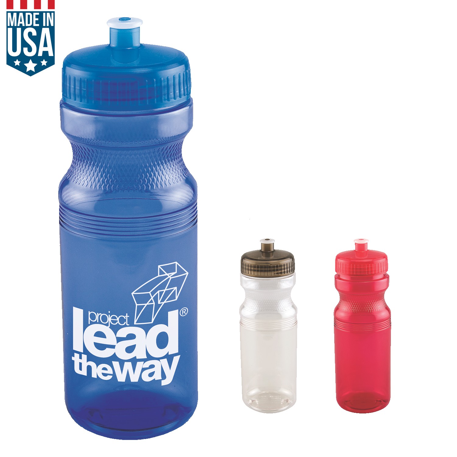 24 Oz Polyclear Water Bottle 1