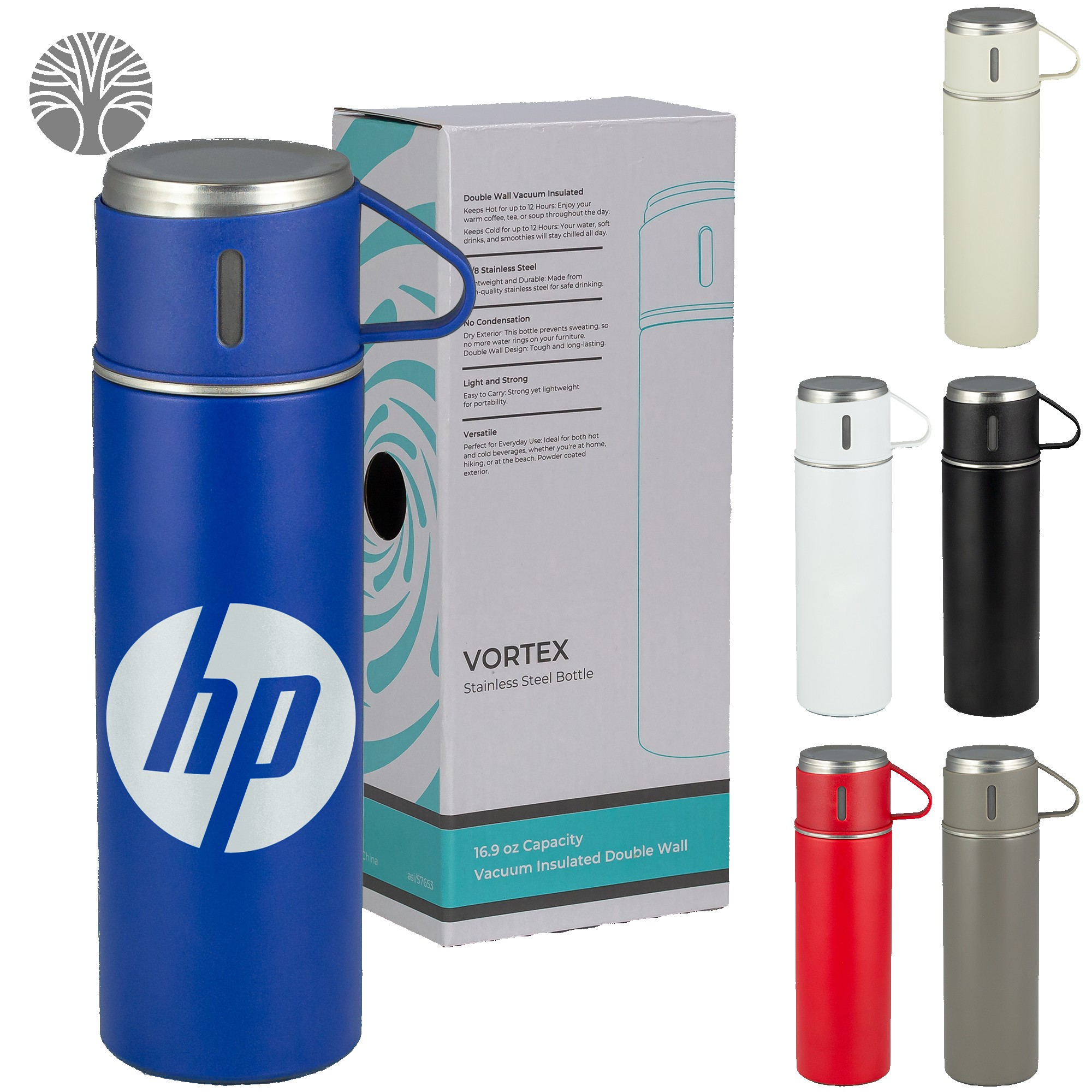 16.9 oz Recycled Double-Wall Stainless Tumbler 1