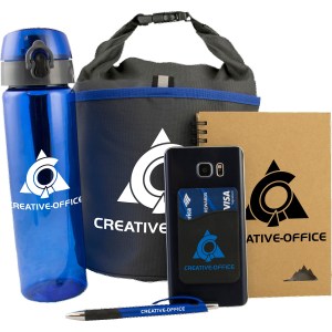 New Hire Welcome Set with Bottle, Notebook & Smartphone Wallet 1 New Hire Welcome Set with Bottle, Notebook & Smartphone Wallet 1