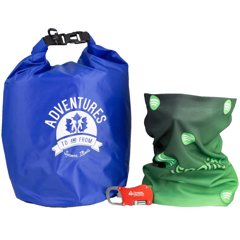 Outdoor Essentials Kit with Waterproof Dry Bag, Cooling Gaiter & Multi-Tool 1 Outdoor Essentials Kit with Waterproof Dry Bag, Cooling Gaiter & Multi-Tool 1