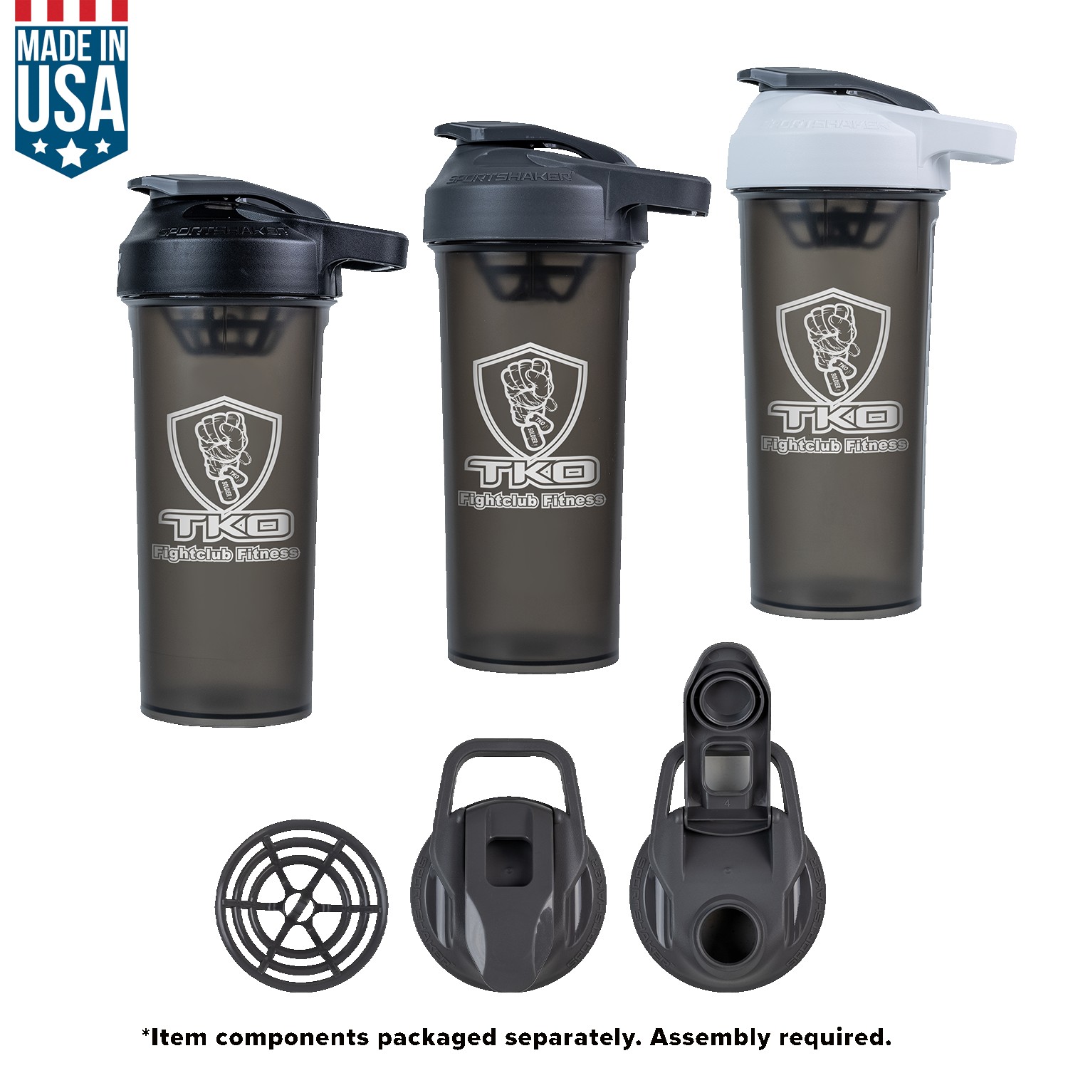 27 Oz U.S.A. Made Protein Sport Shaker Bottle 1