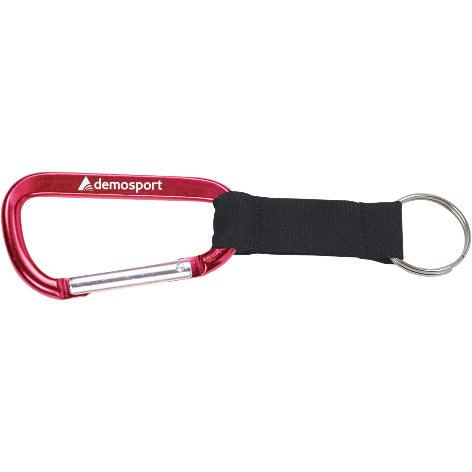 8mm Carabiner With Black Strap 1