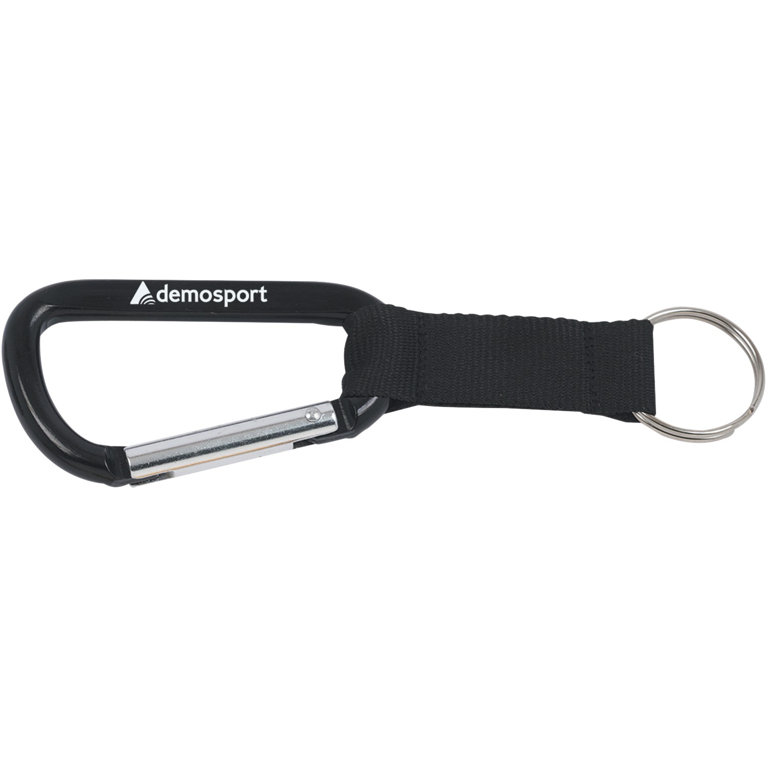 8mm Carabiner With Black Strap 1