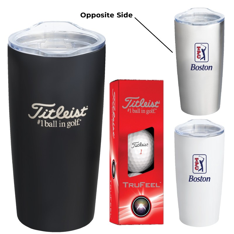 Titleist 3-Ball Tumbler with TruFeel Golf Balls 1 Titleist 3-Ball Tumbler with TruFeel Golf Balls 1