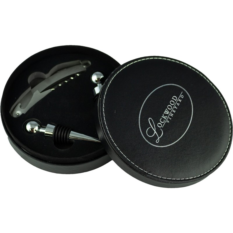 Vino Vinyl Leather Wine Opener Set 1 Vino Vinyl Leather Wine Opener Set 1
