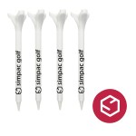 4 - 2-3/4" Bio-Composite Golf Tees with 1 Ball Marker 1 4 - 2-3/4" Bio-Composite Golf Tees with 1 Ball Marker 1