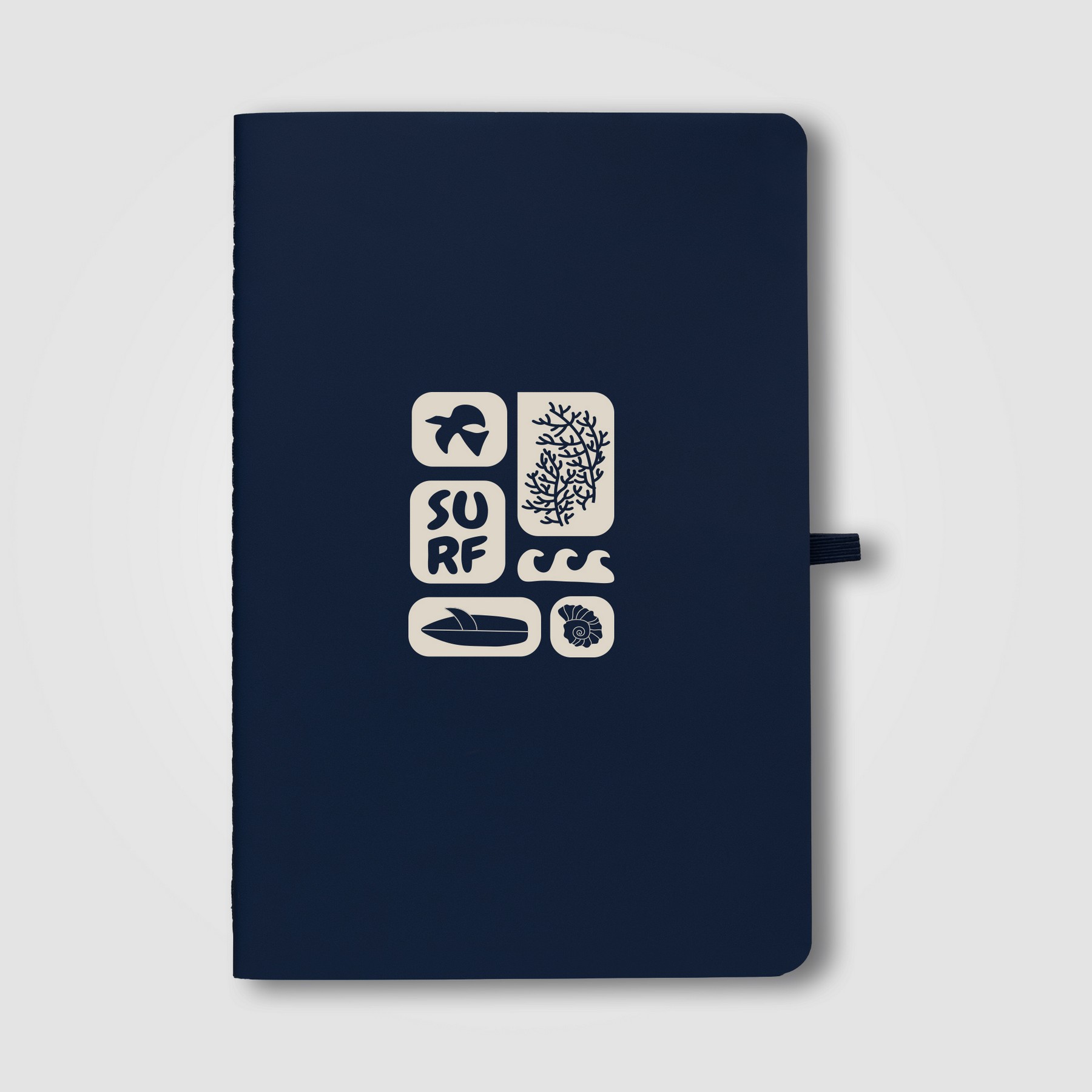 Monolith Stone Paper Soft Touch Lined Journal - A5 - Silkscreen 1