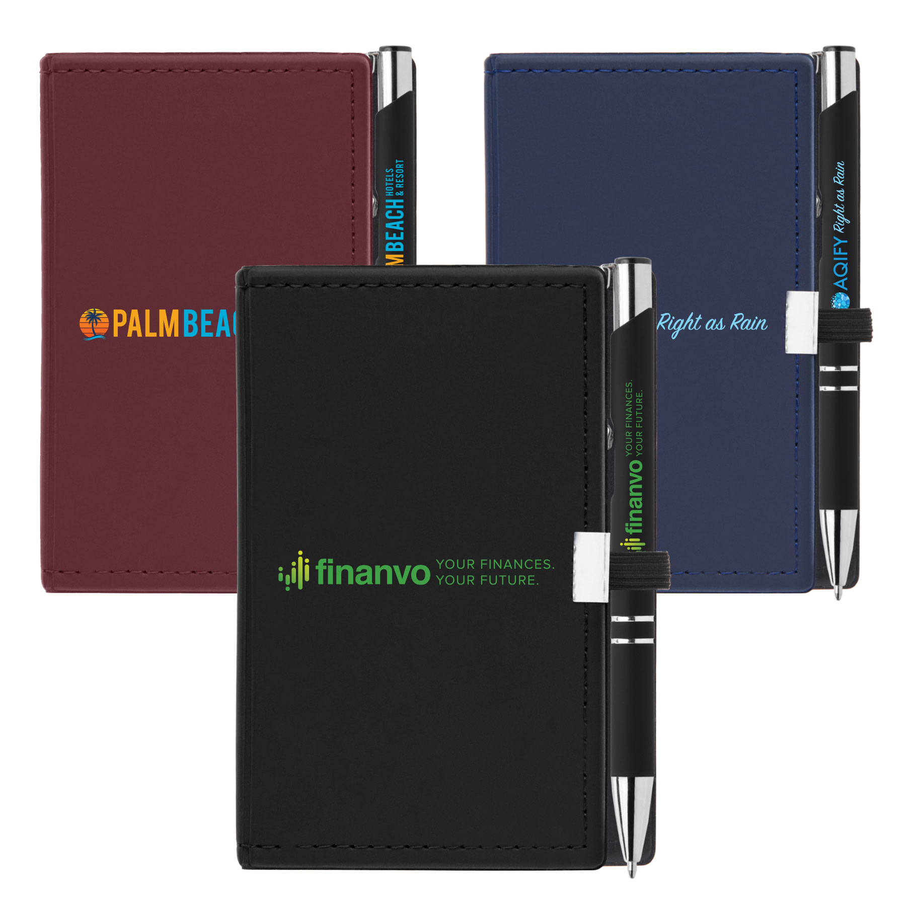 Note Caddy & Tres-Chic Pen Gift Set - Full-Color Inkjet 1