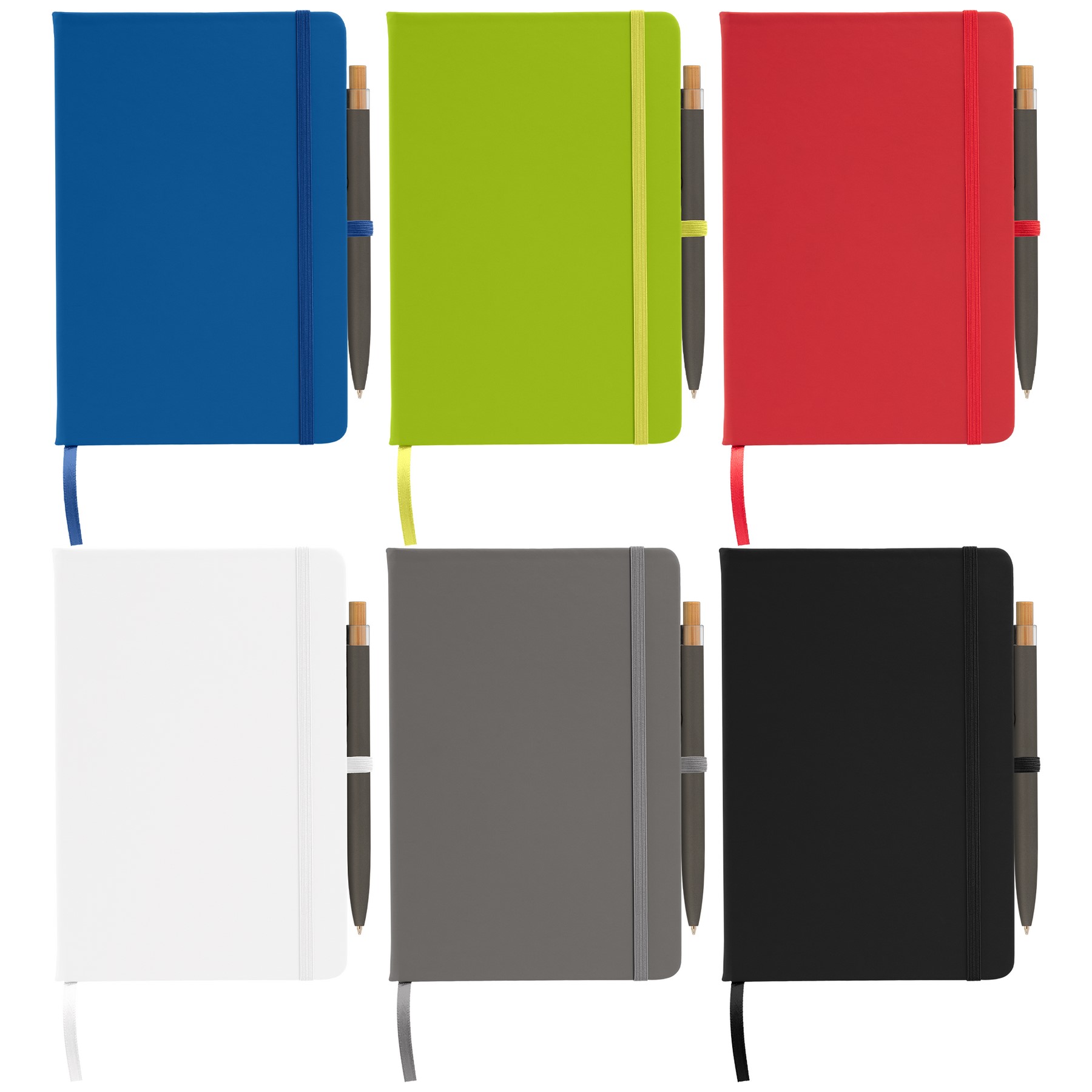 Wilde Recycled Hard Cover Journal & Pen Set - A5 5.5" x 8.3" 1