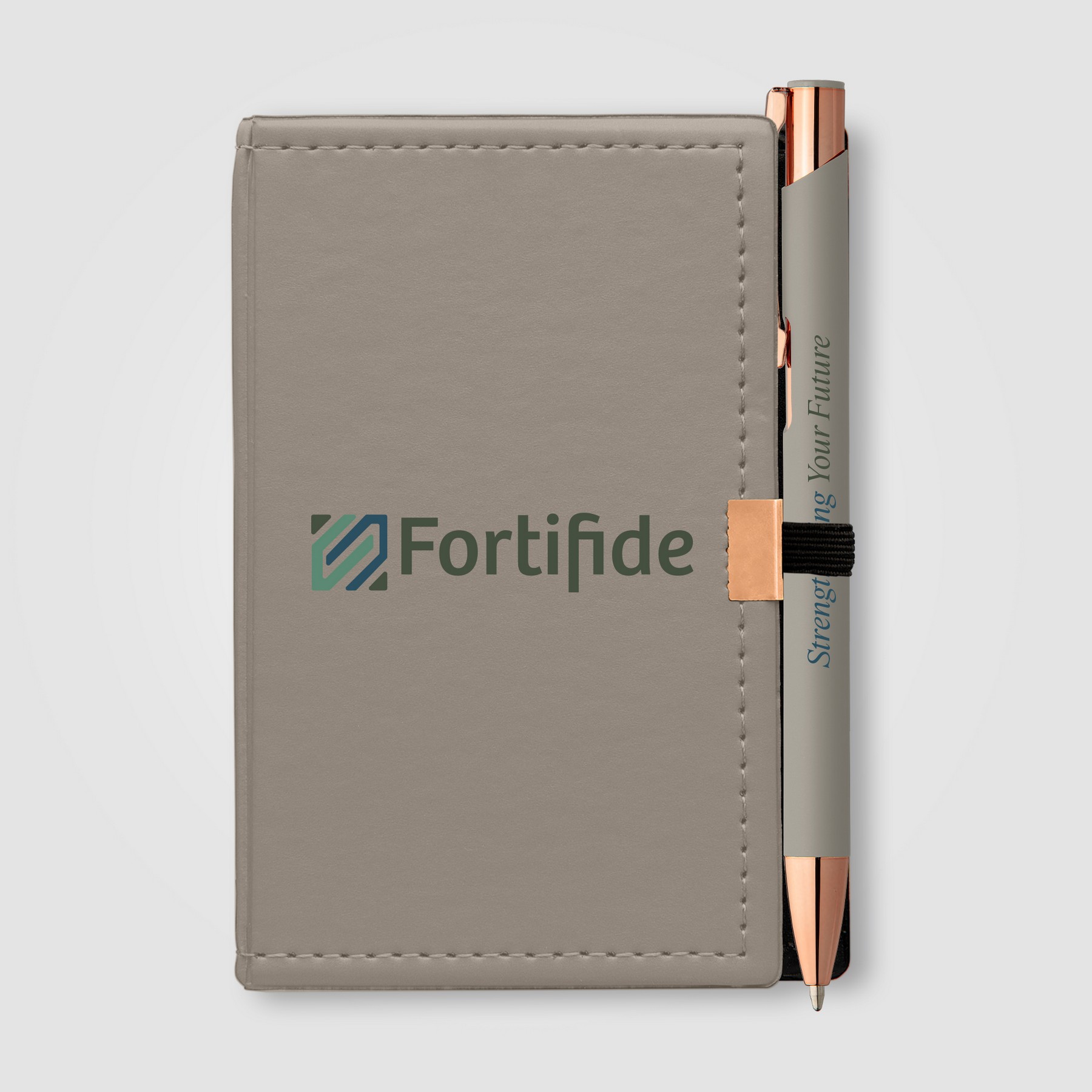 Note Caddy & Crosby Rose Gold Pen Gift Set 1
