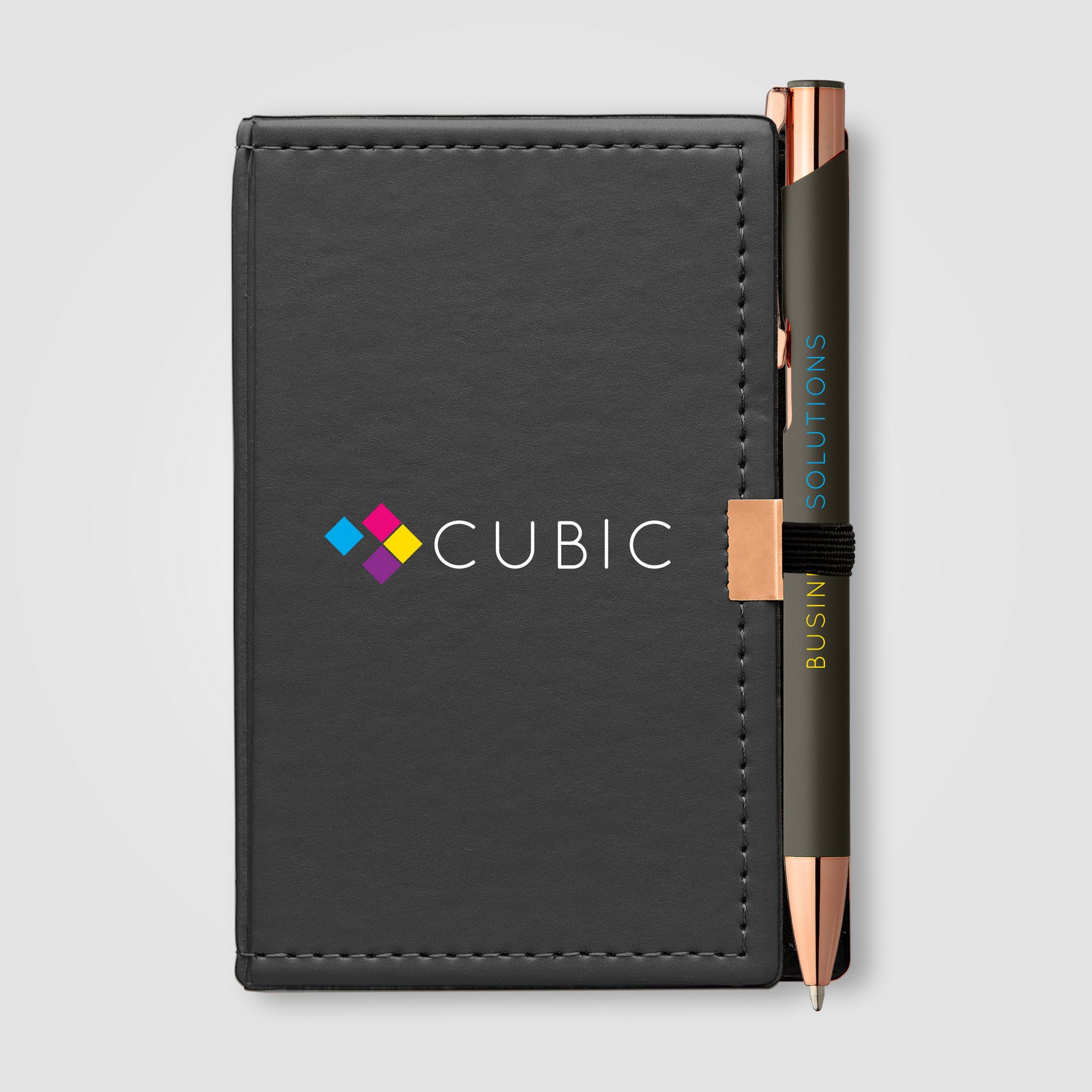 Note Caddy & Crosby Rose Gold Pen Gift Set 1