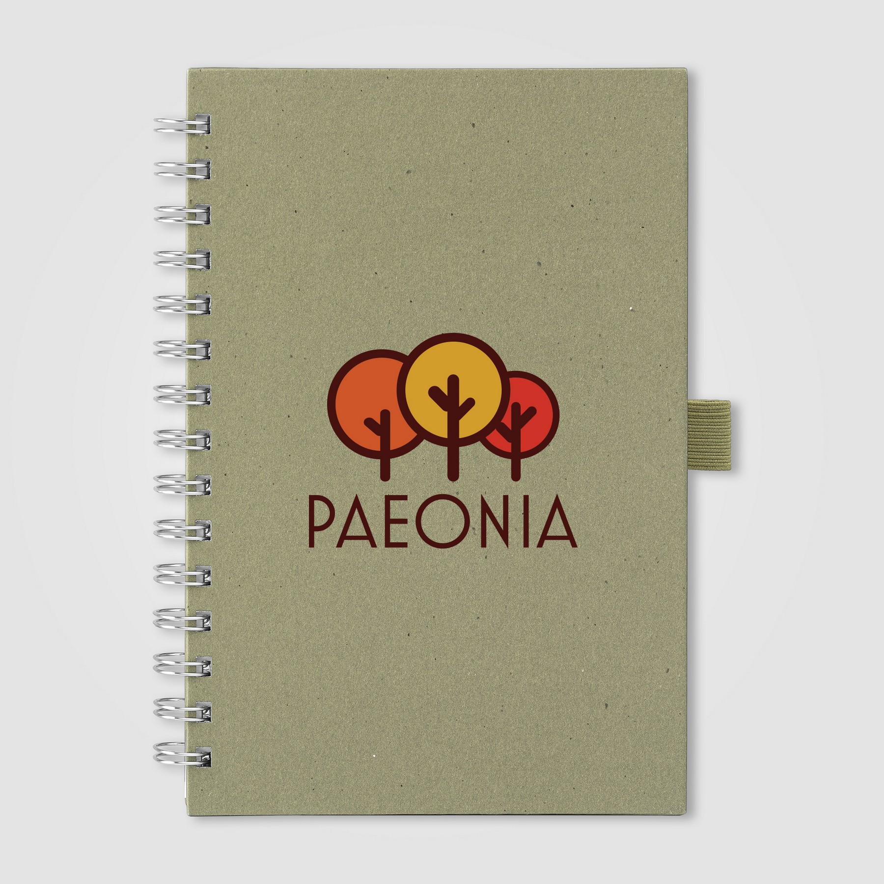 Terra Recycled Milk Carton Hard Cover Spiral Notebook - A5 1