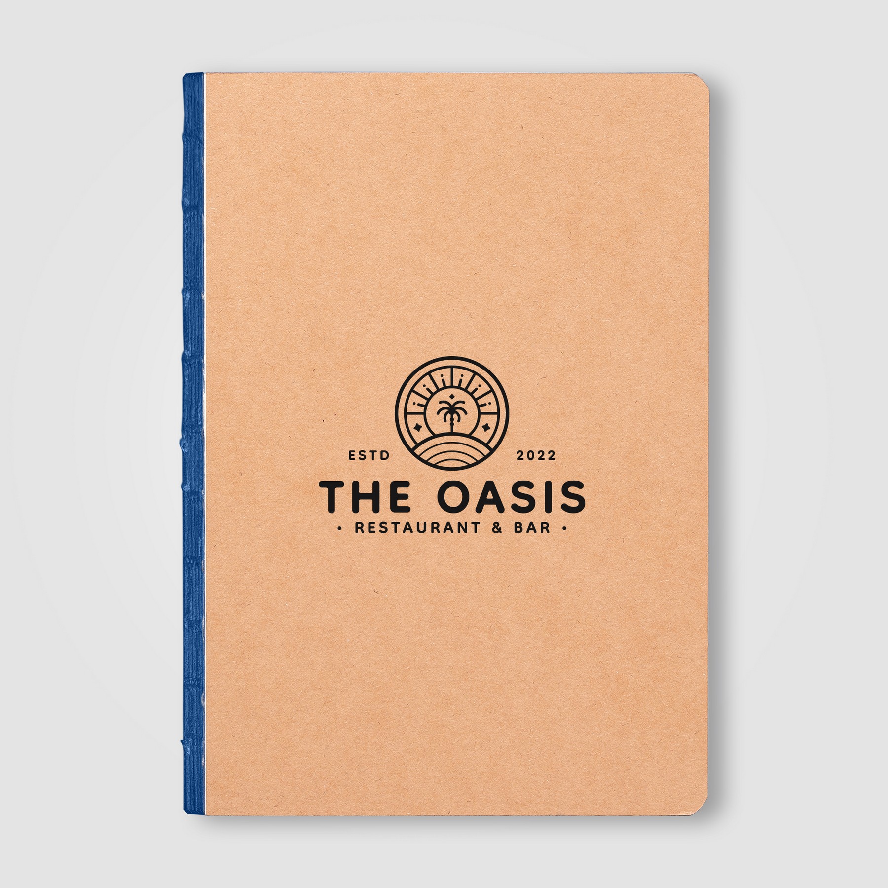 Romy Kraft Cover Color Edge Journal - A5 - Silkscreen 1