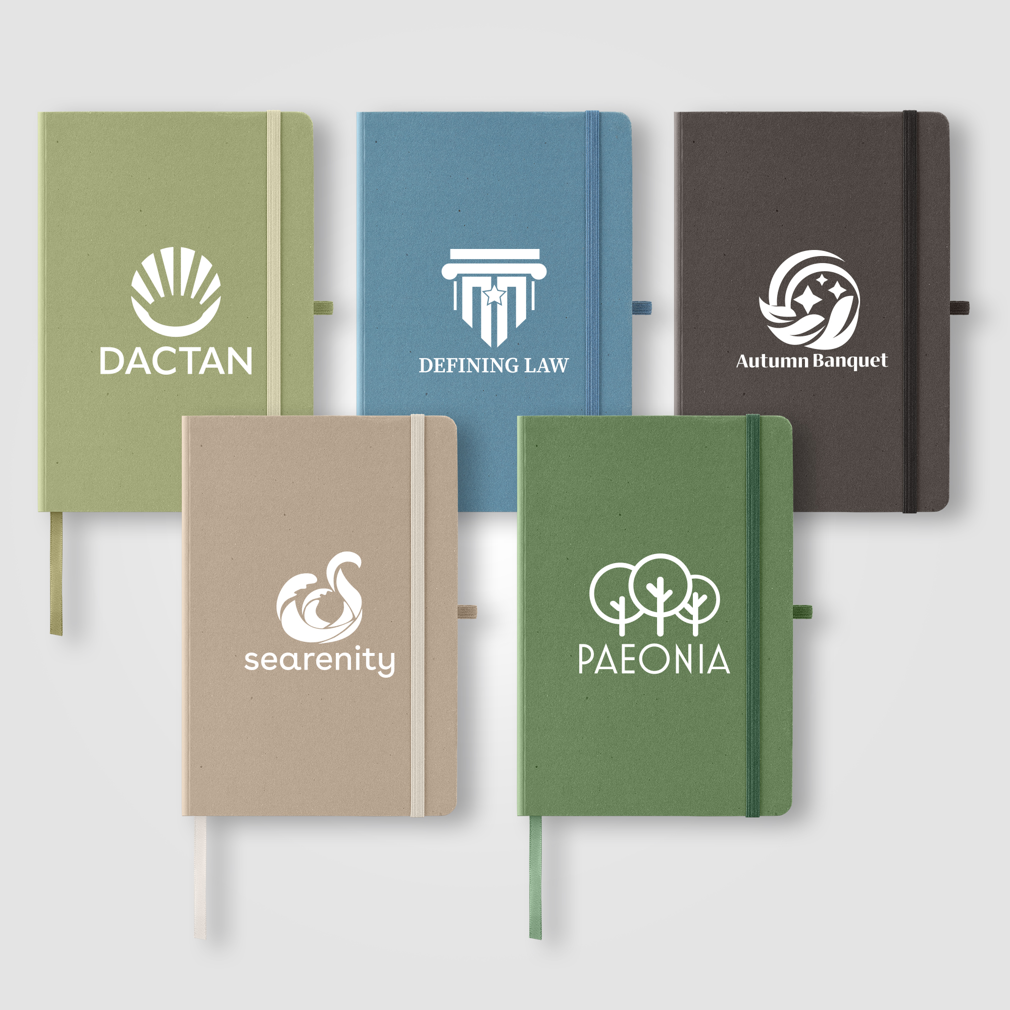 Terra Recycled Milk Carton Hard Cover Notebook - A5 - Silkscreen 1
