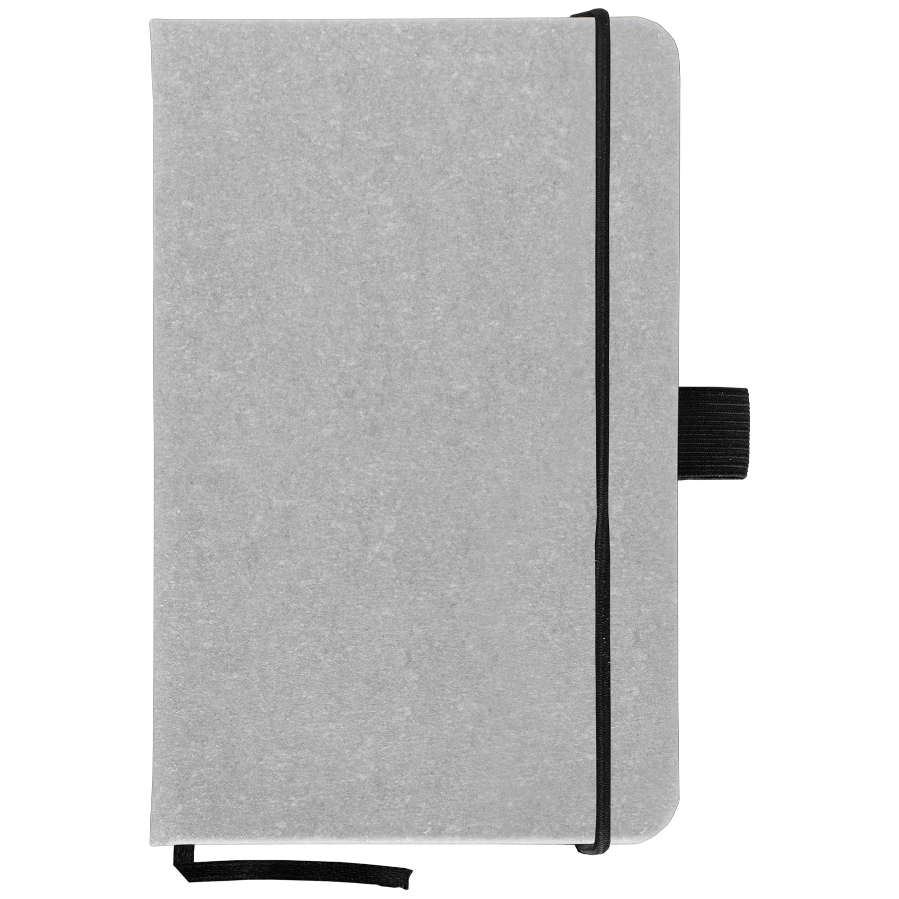 Carson 3.5" x 5.5" Recycled PU Leather Notebook - Silkscreen 1