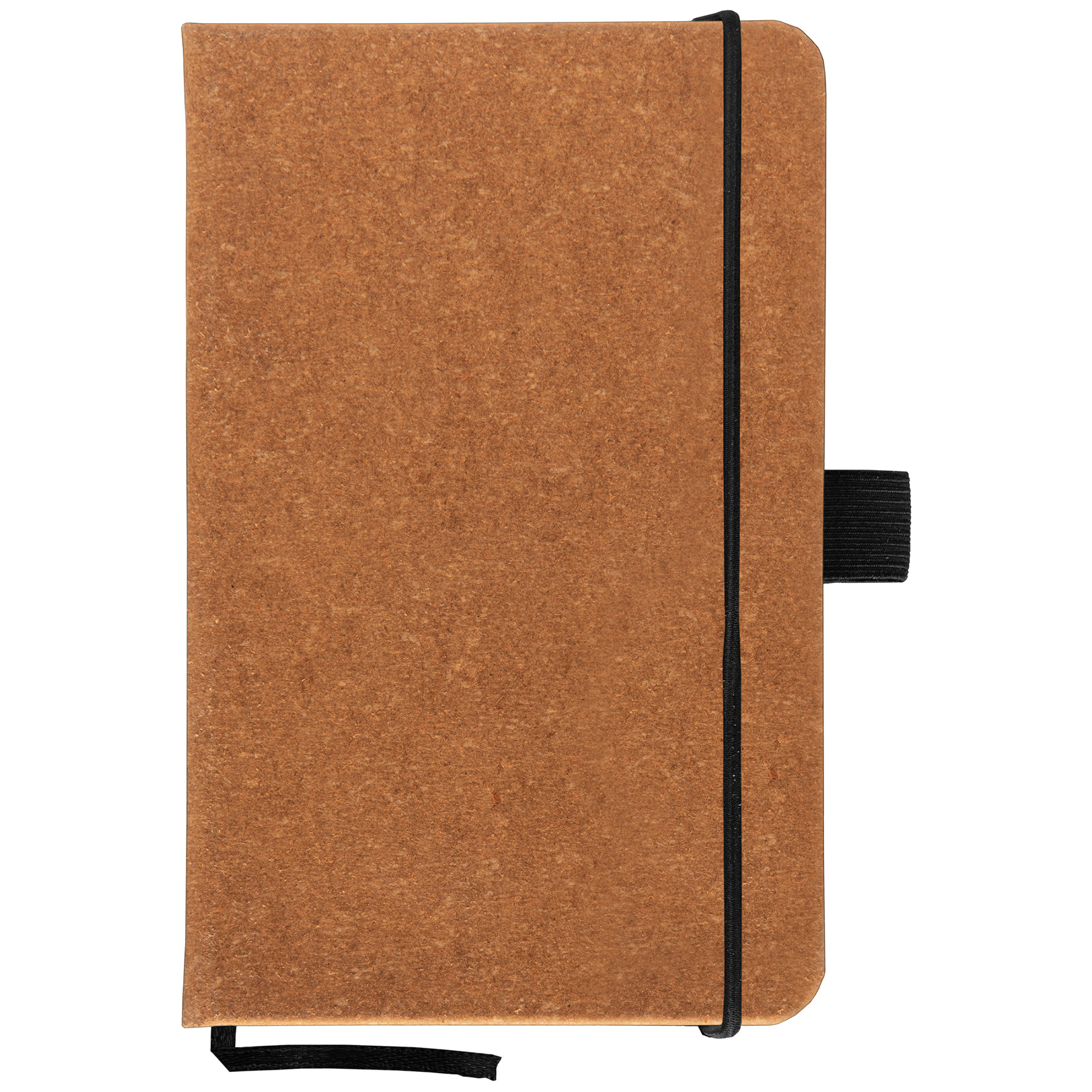 Carson 3.5" x 5.5" Recycled PU Leather Notebook - Silkscreen 1