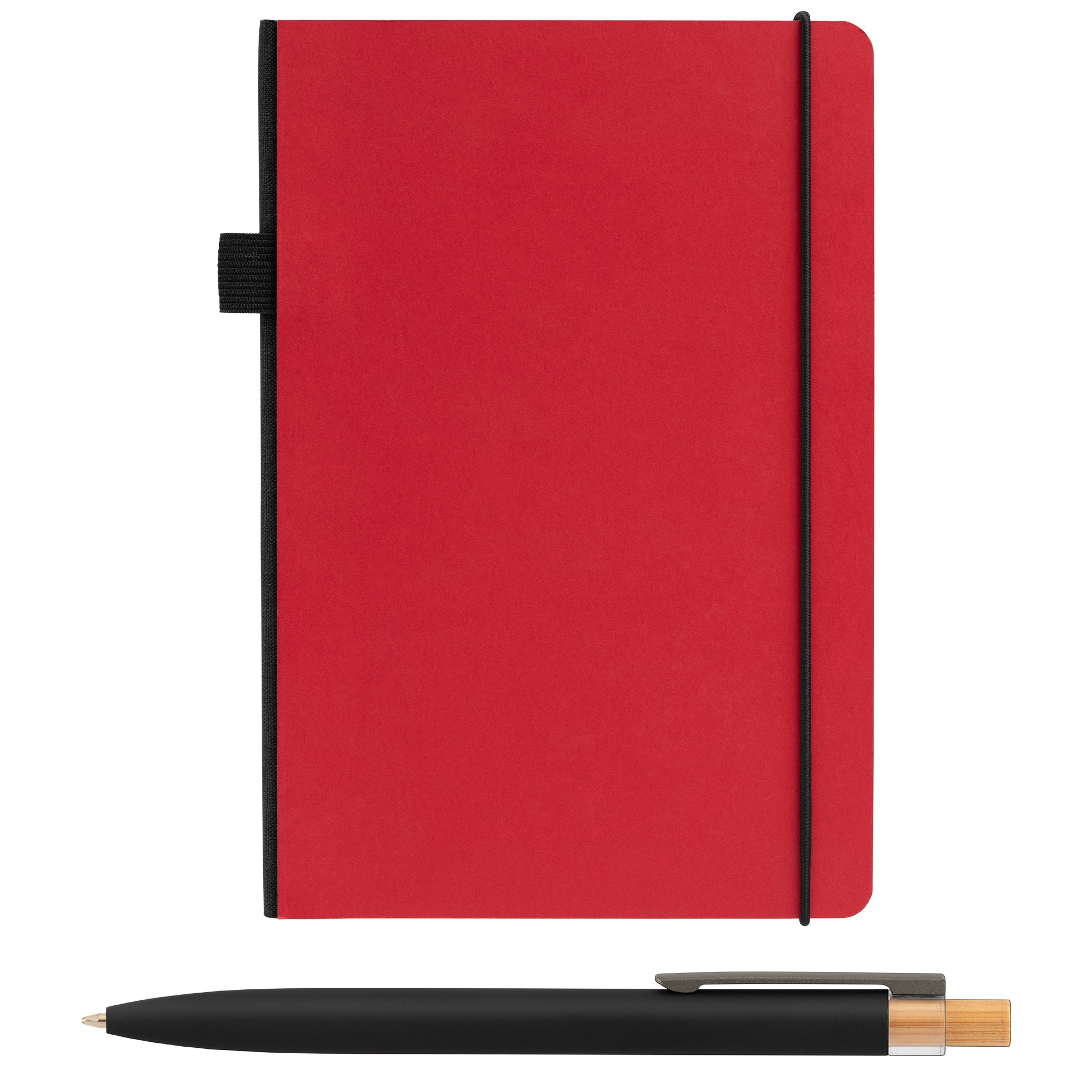 Recycled Kraft Paper Cover Journal & Pen Set - A5 5.9" x 8.3" - Full-Color Inkjet 1