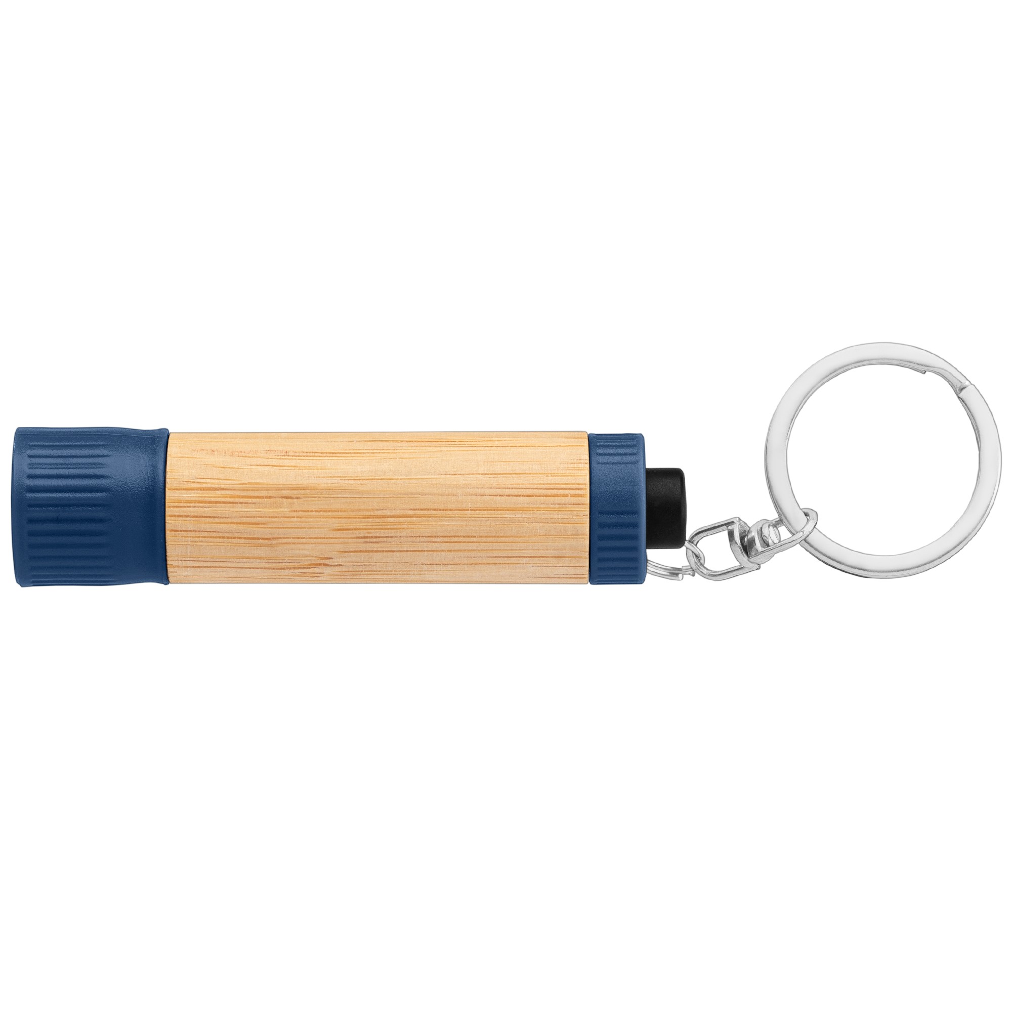 Bamboo LED Flashlight with Keyring - Laser 1