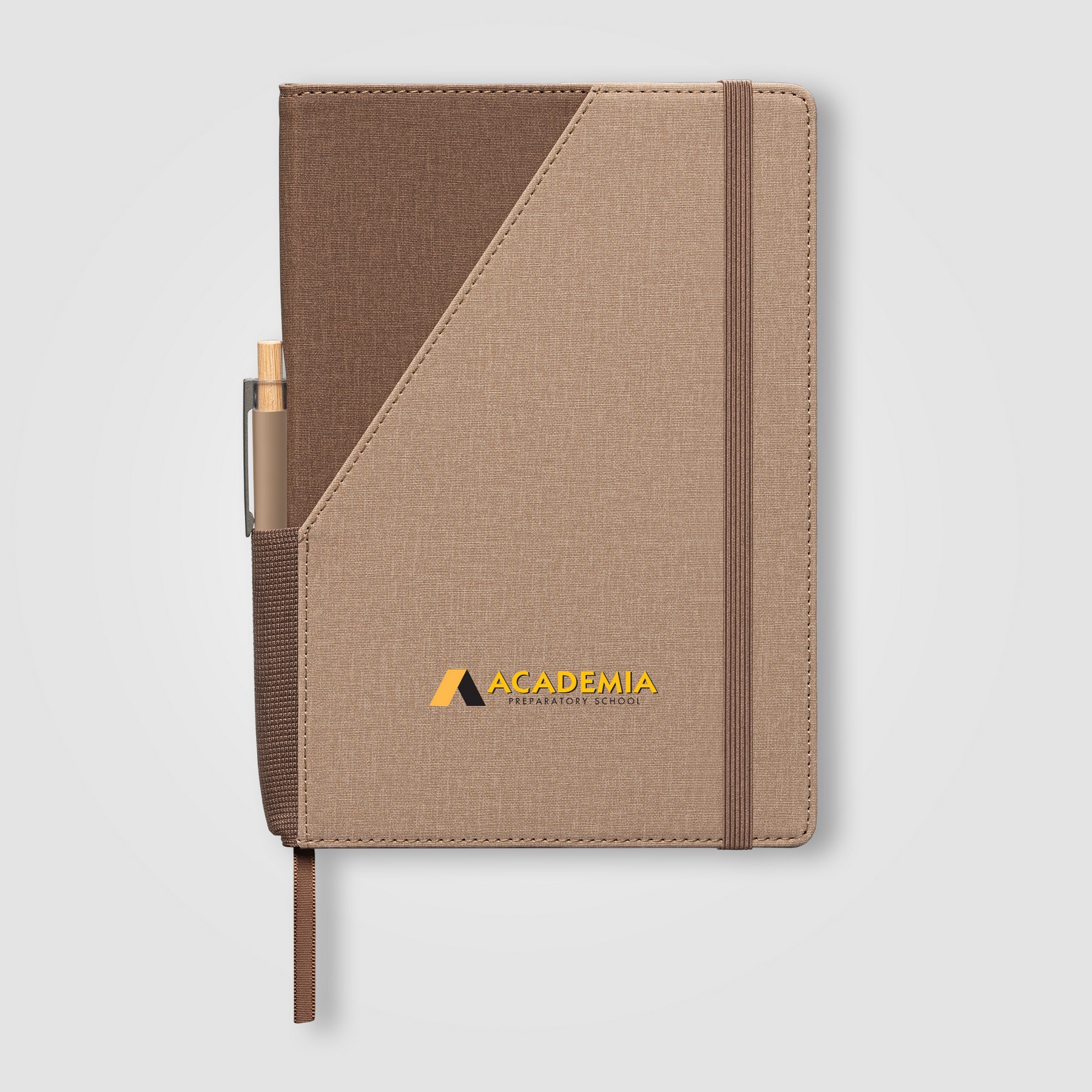 Xanadu Recycled PU Two-Tone Refillable Pen Set Notebook - A5 1
