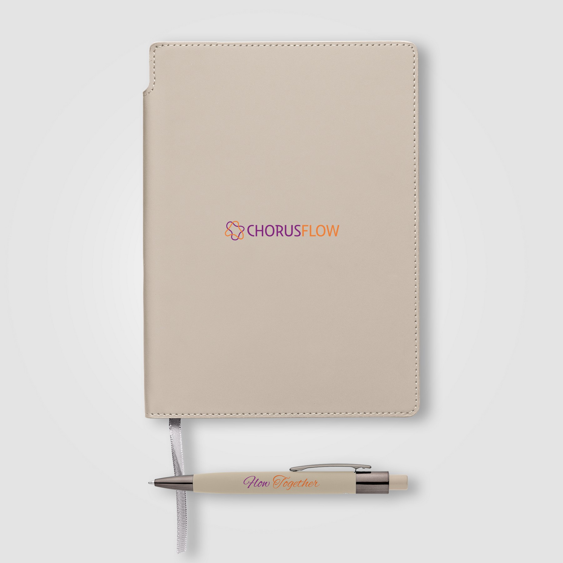 Malmö Recycled PU Extended Pen Loop Journal & Pen Set - A5 1