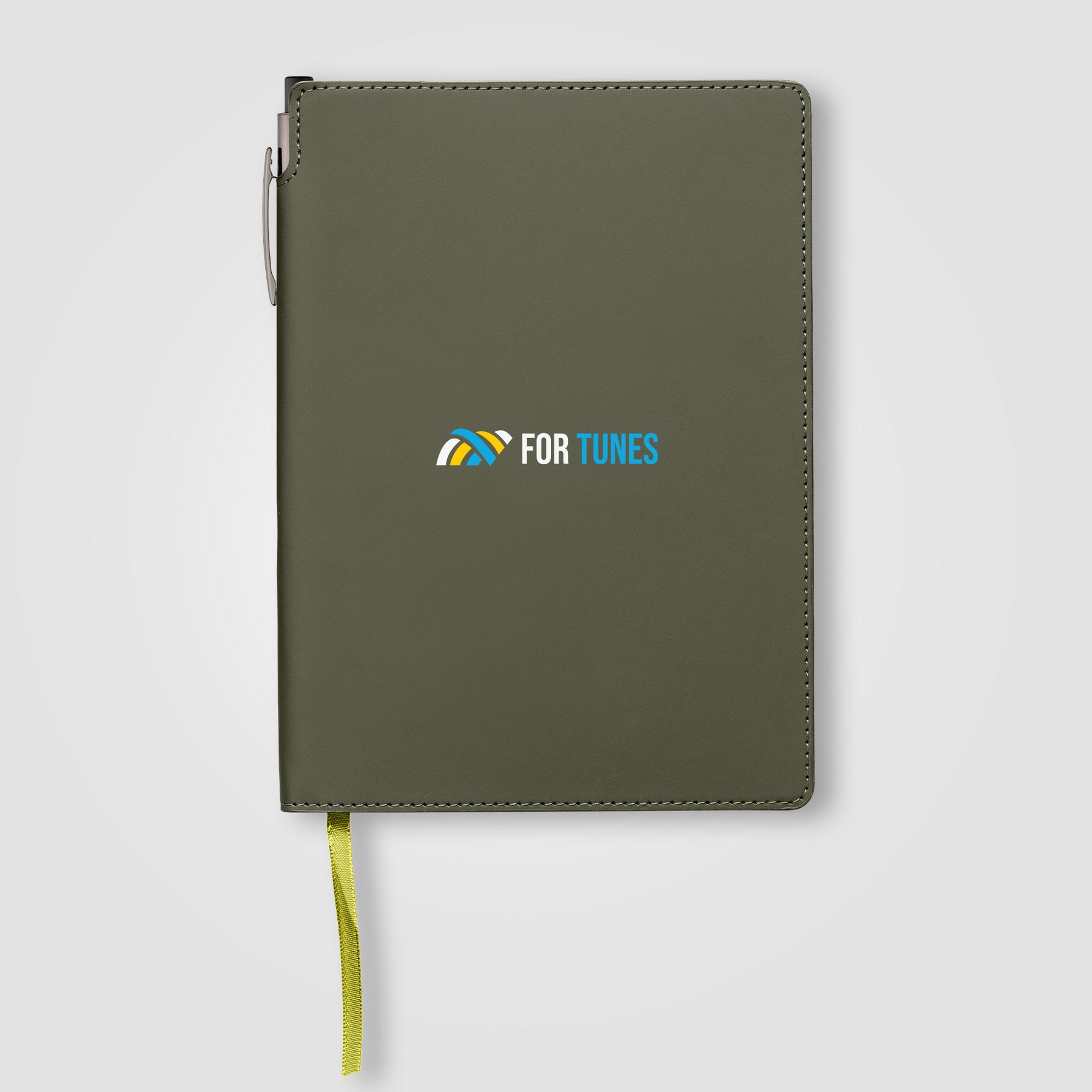 Malmö Recycled PU Extended Pen Loop Journal & Pen Set - A5 1