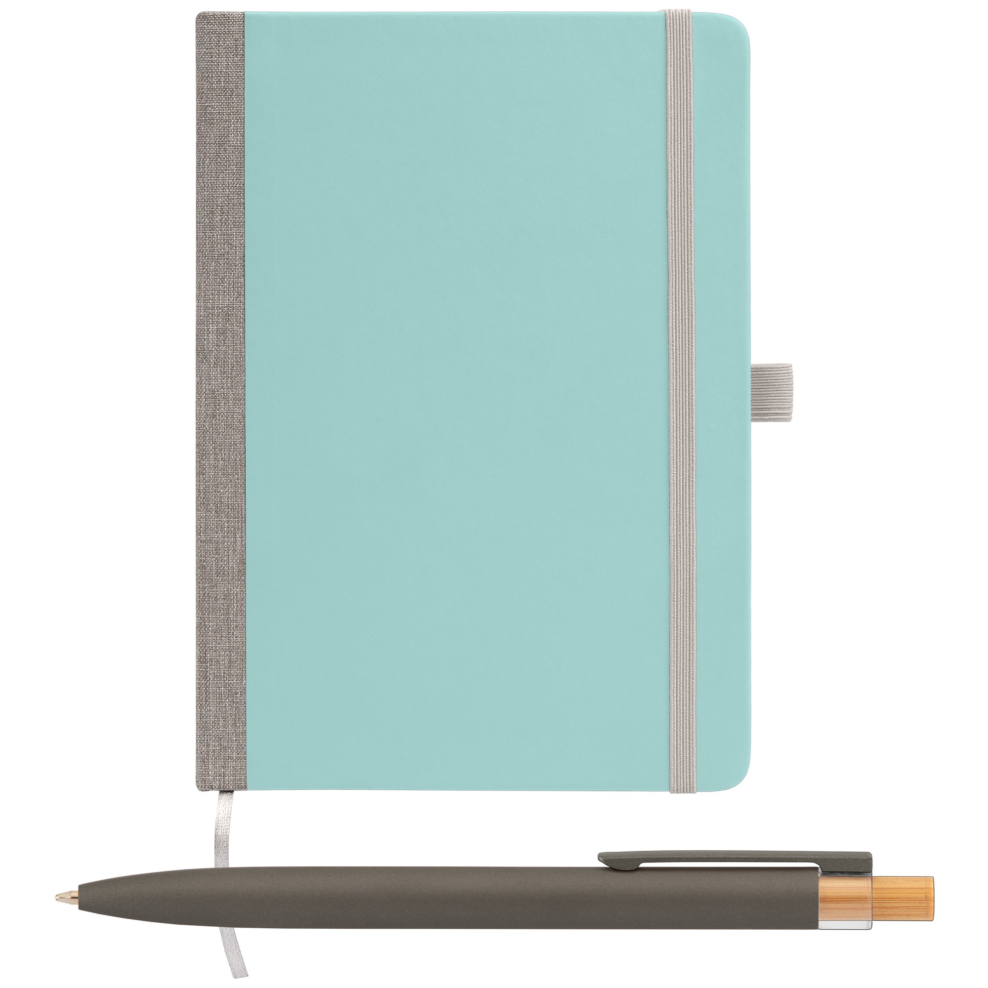 Steinbeck Recycled Hard Cover Journal & Pen Set - A5 5.9" x 8.3" - Full-Color Inkjet 1