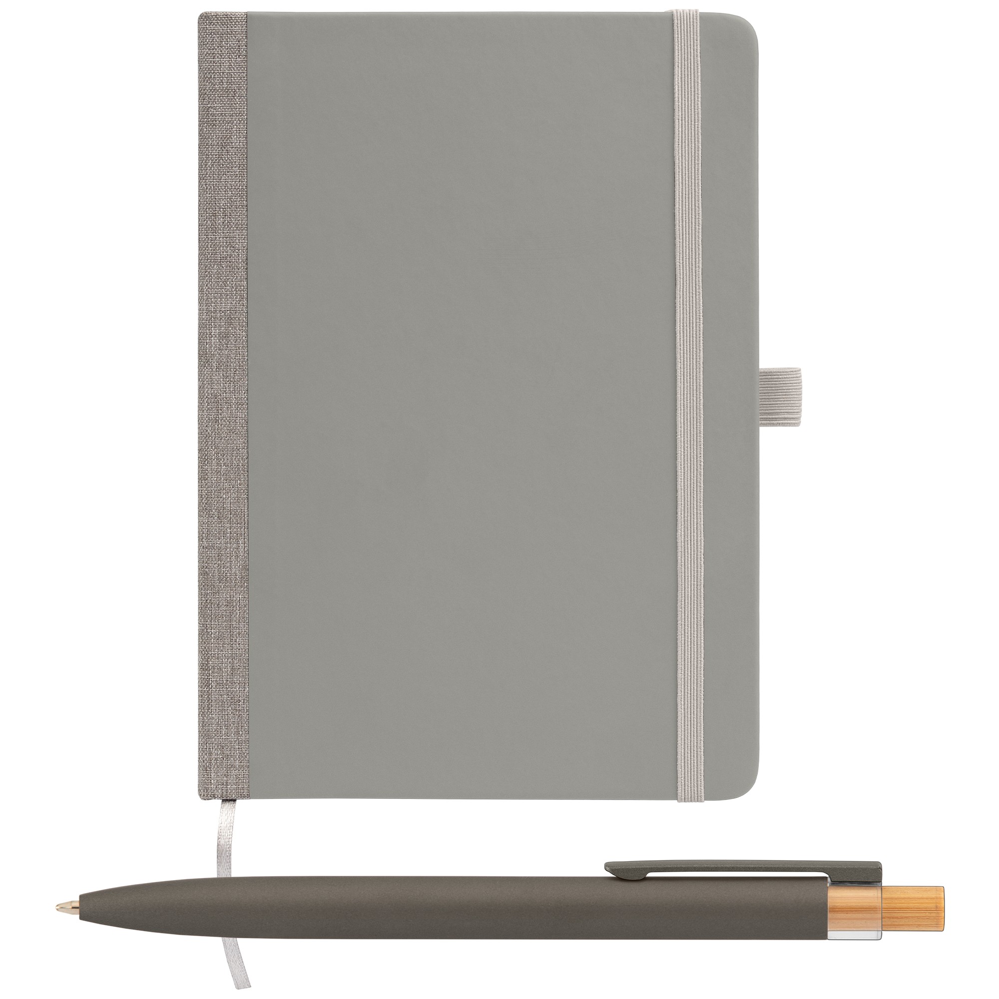 Steinbeck Recycled Hard Cover Journal & Pen Set - A5 5.9" x 8.3" - Full-Color Inkjet 1