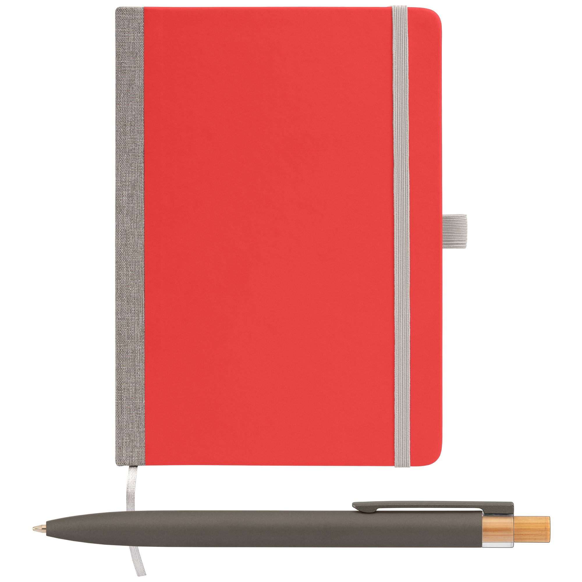 Steinbeck Recycled Hard Cover Journal & Pen Set - A5 5.9" x 8.3" - Full-Color Inkjet 1