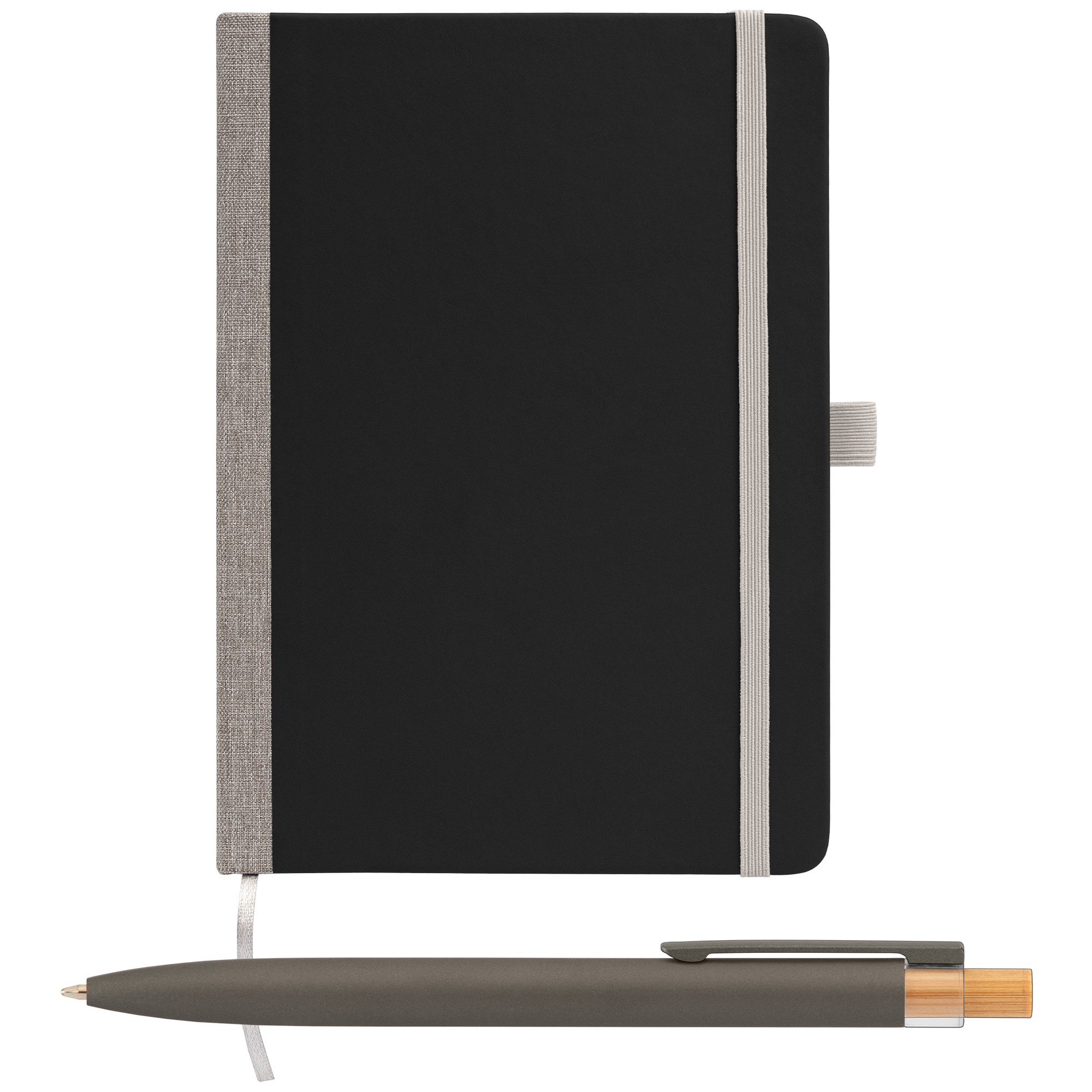 Steinbeck Recycled Hard Cover Journal & Pen Set - A5 5.9" x 8.3" - Full-Color Inkjet 1
