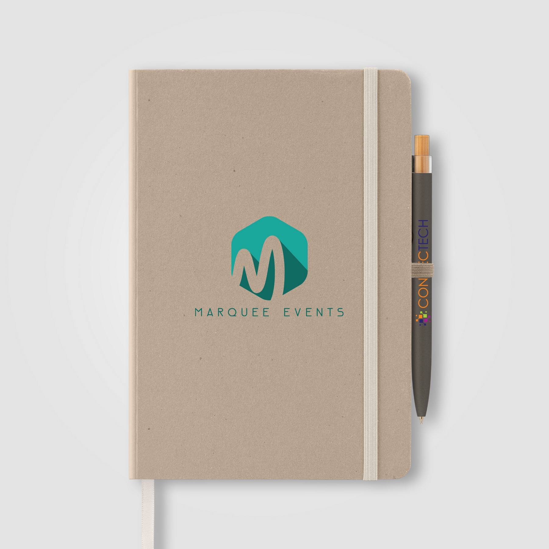 Terra Recycled Milk Carton Hard Cover A5 Notebook & Reborn Pen Set 1