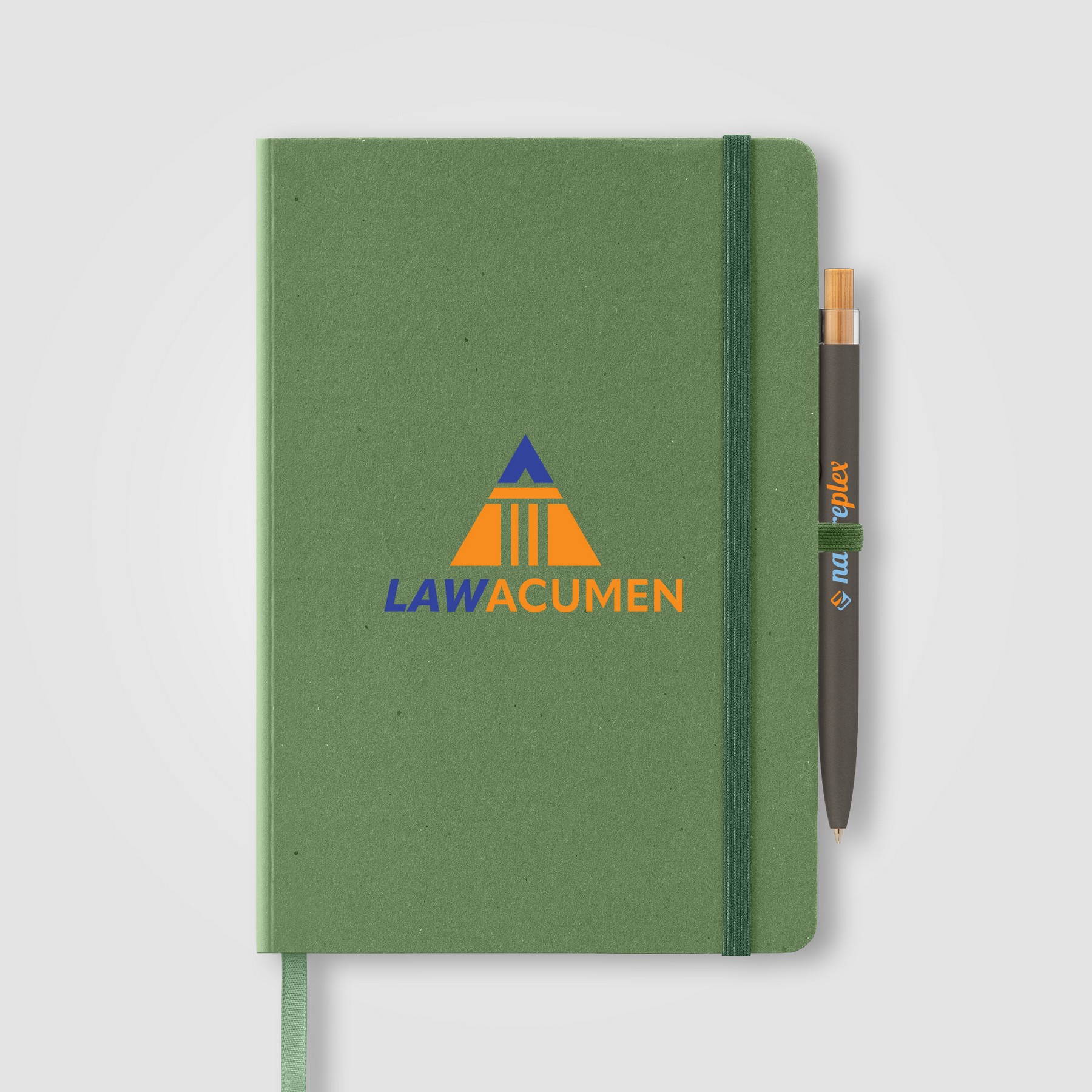 Terra Recycled Milk Carton Hard Cover A5 Notebook & Reborn Pen Set 1