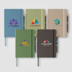 Terra Recycled Milk Carton Hard Cover A5 Notebook & Reborn Pen Set 1 Terra Recycled Milk Carton Hard Cover A5 Notebook & Reborn Pen Set 1