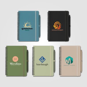 Höga Repreve® Spiral Jotter Notepad - A5 - Full-Color Inkjet 1 Höga Repreve® Spiral Jotter Notepad - A5 - Full-Color Inkjet 1