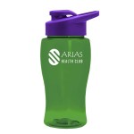 Garyline® Poly+ Jr. Bottle with Drink-Thru Lid - 18 oz. - TB18D_translucentgreen_bottle_violet_lid_1c.png Garyline® Poly+ Jr. Bottle with Drink-Thru Lid - 18 oz. - TB18D_translucentgreen_bottle_violet_lid_1c.png