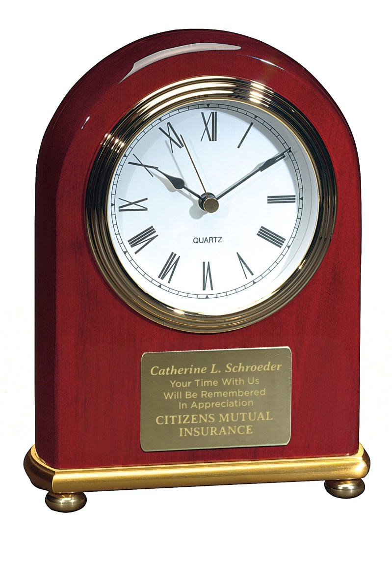 JAFFA® Rosewood Arch Clock 2 JAFFA® Rosewood Arch Clock 2