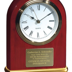 JAFFA® Rosewood Arch Clock 2 JAFFA® Rosewood Arch Clock 2