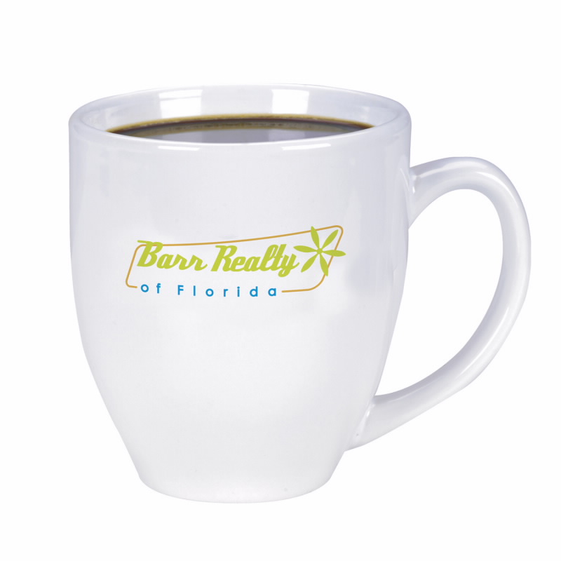 Shiny Bistro Mug - 15 oz. (white) 2 Shiny Bistro Mug - 15 oz. (white) 2