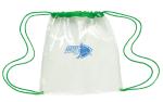 Good Value™ Clear Game Drawstring Backpack - 15734 green image Good Value™ Clear Game Drawstring Backpack - 15734 green image