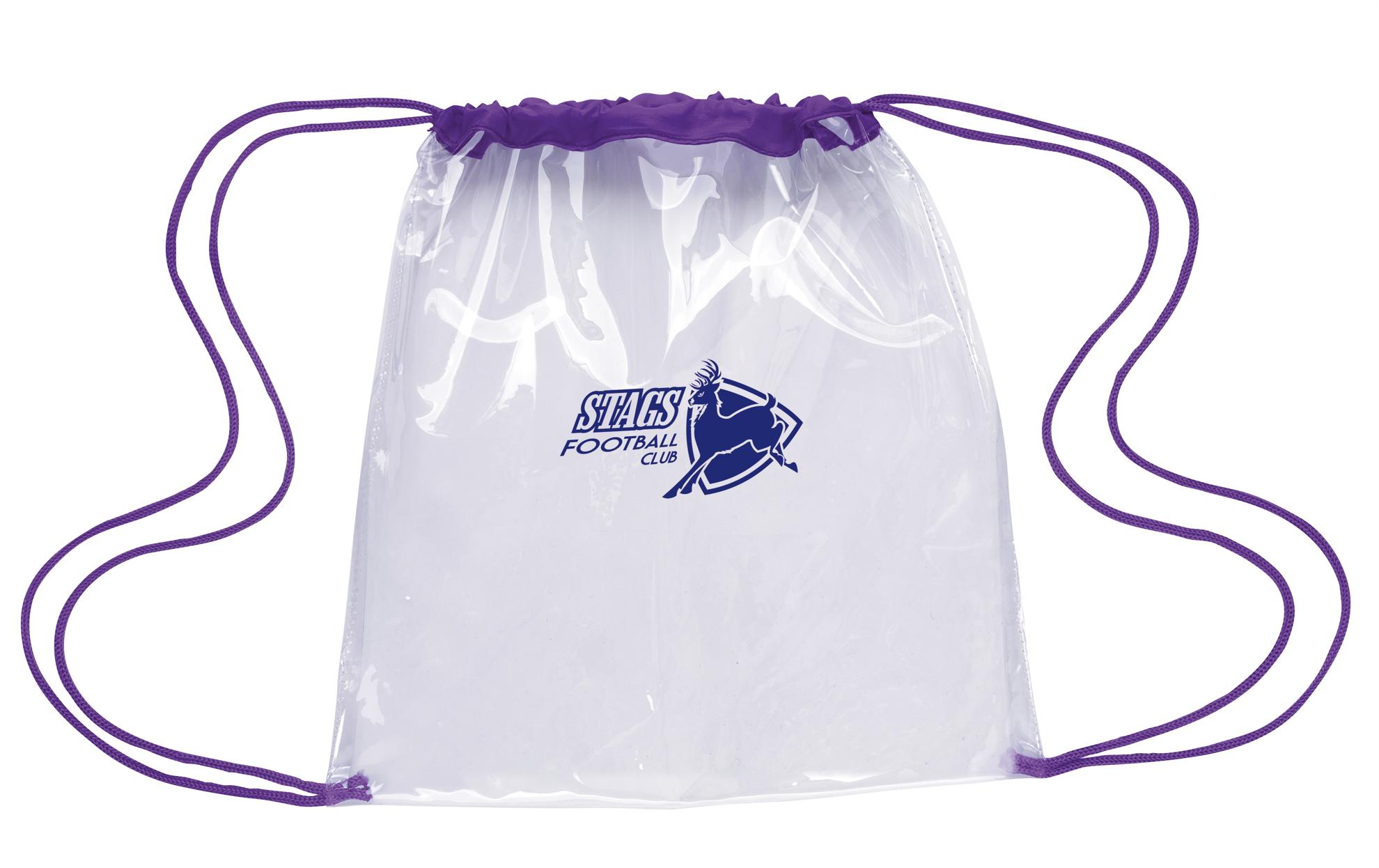 Good Value™ Clear Game Drawstring Backpack 2