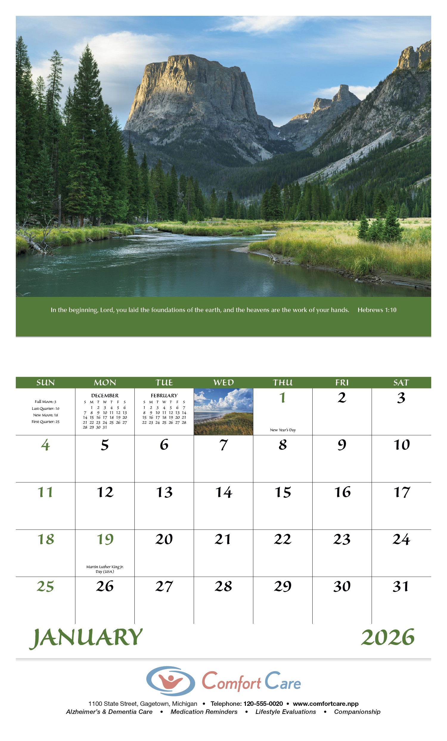 Good Value™ Eternal Word - Stapled Calendar 2