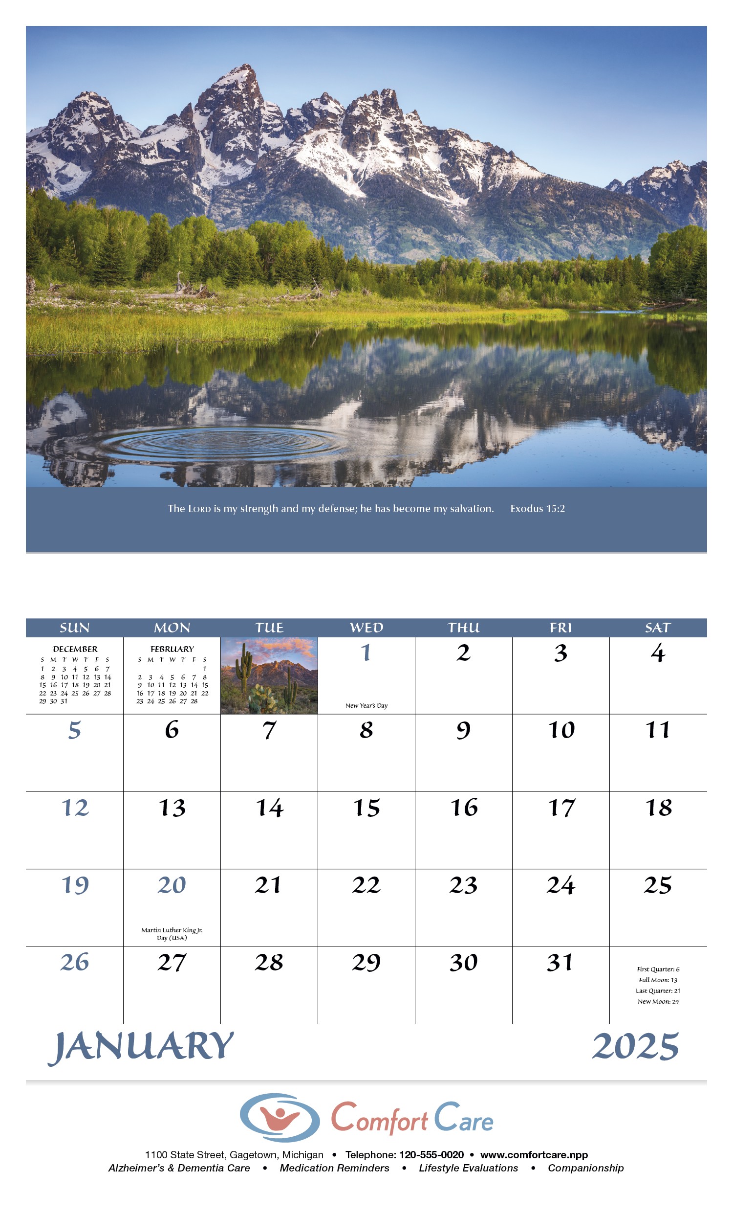 Good Value™ Eternal Word - Stapled Calendar 2