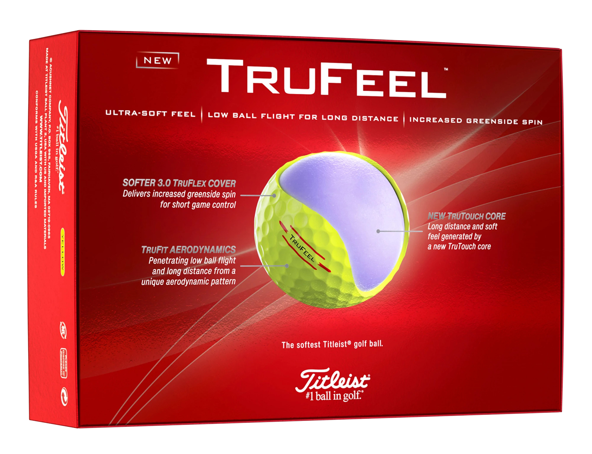 Titleist® TruFeel™ Golf Ball Standard Service 2