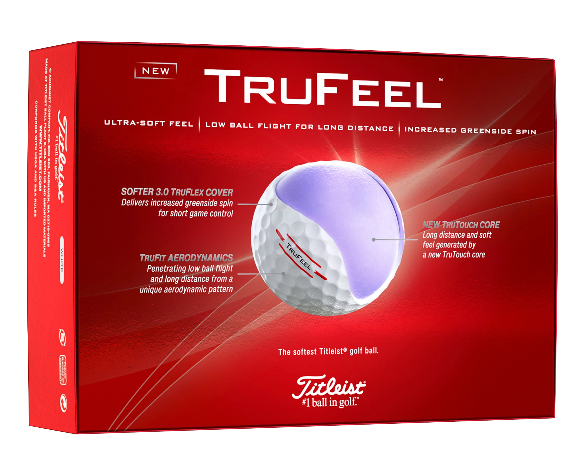 Titleist® TruFeel™ Golf Ball Standard Service 2