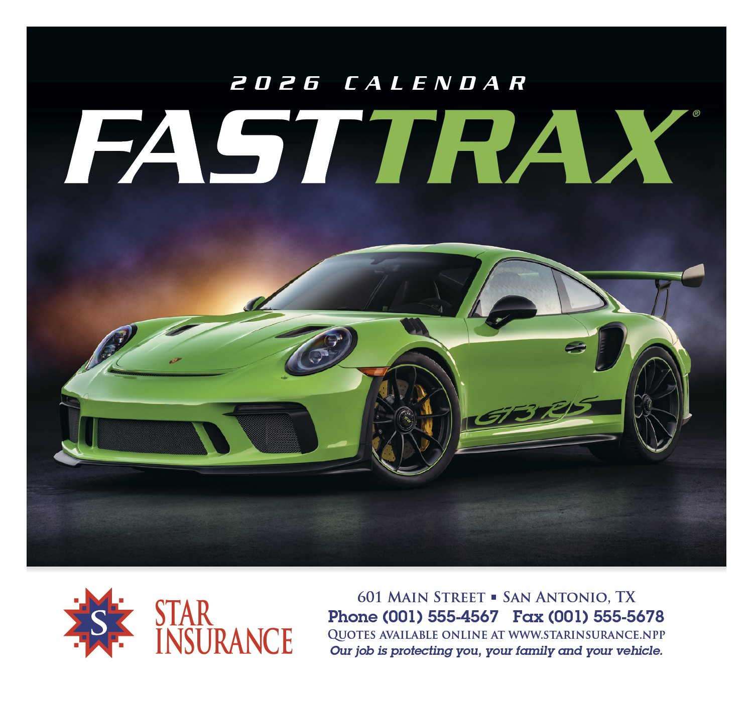 HotLine® Products Fast Trax® Appointment Calendar - Stapled 2