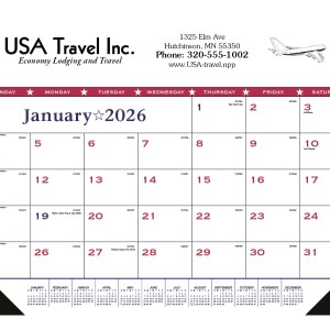 Triumph® Calendars Patriotic Desk Pad with Vinyl Corners 2 Triumph® Calendars Patriotic Desk Pad with Vinyl Corners 2
