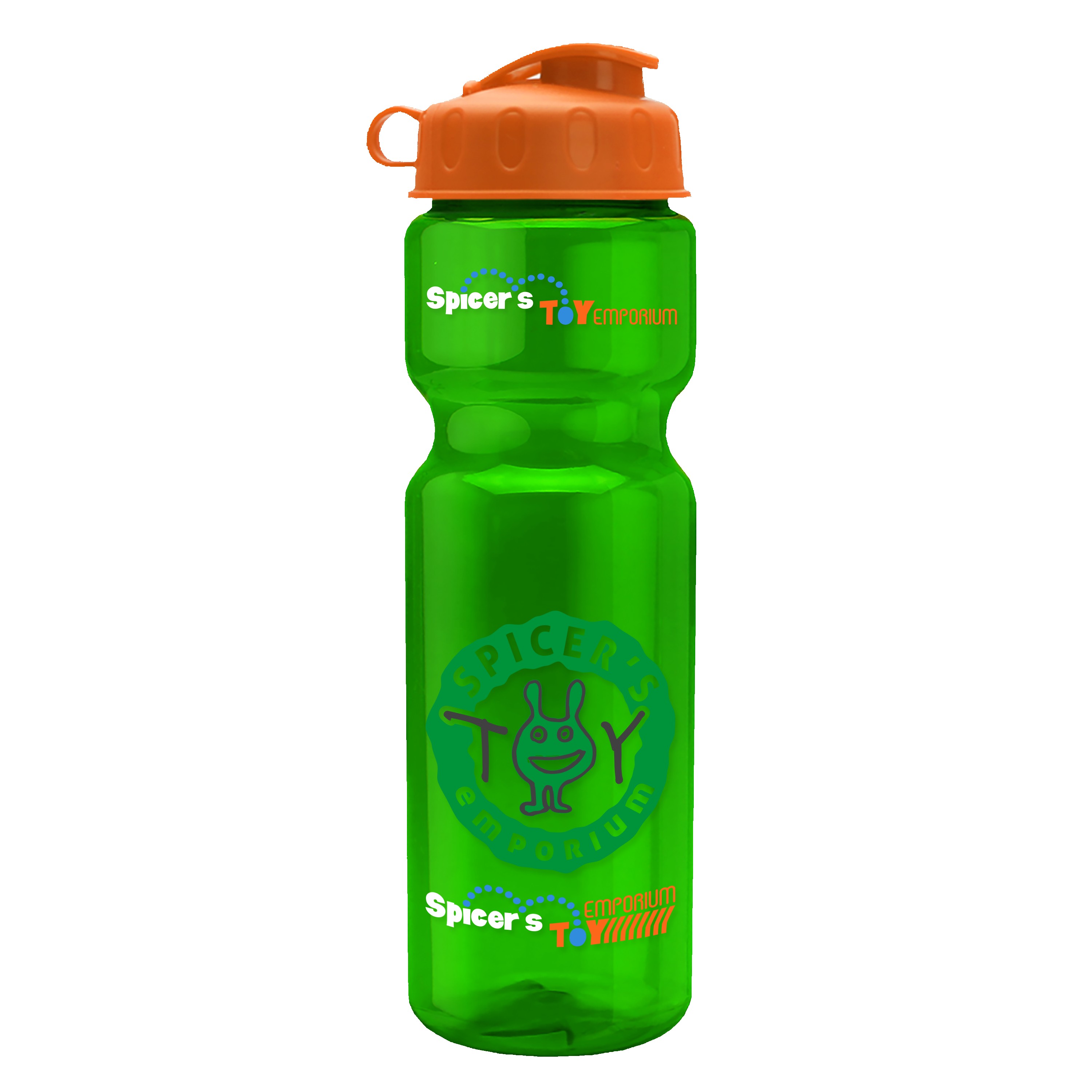 Garyline® Champ Recycled Bottle with Flip Lid - 28 oz. 2